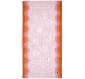 Ręcznik Flora Ocean - Brzoskwiniowy - 50x100 cm - Everday Collection - Greno